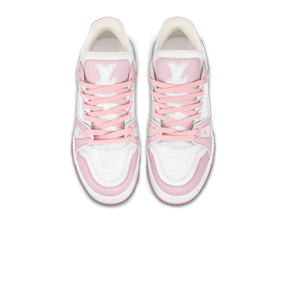 Sneaker Louis Vuitton Trainer monogram white/pink