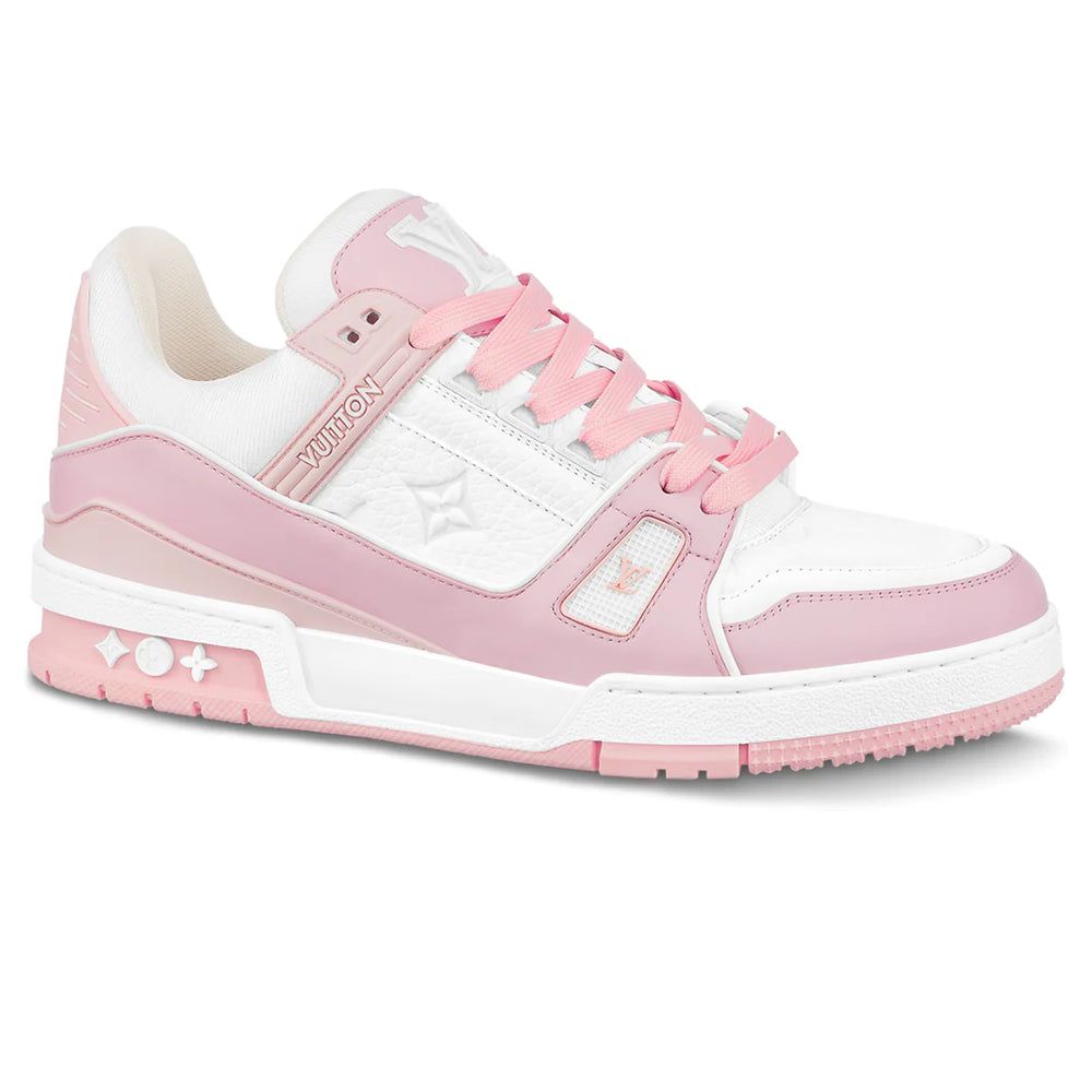 Sneaker Louis Vuitton Trainer monogram white/pink