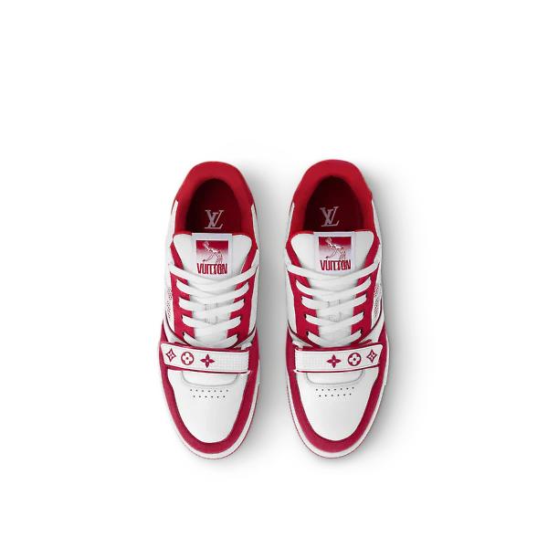 Sneaker LV Trainer white/red